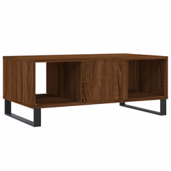 vidaXL Coffee Table Side Table End Accent Telephone Sofa Table Engineered Wood - brown oak - Additional view 7