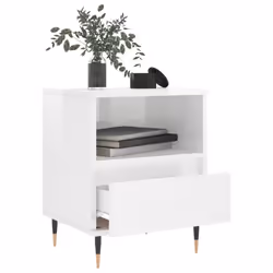 VidaXL 830609 nightstand/bedside table White - Additional view 4