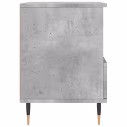 vidaXL Bedside Cabinets Nightstand Side Table Bed Cabinet Engineered Wood - concrete grey, 2 pcs - Additional view 7