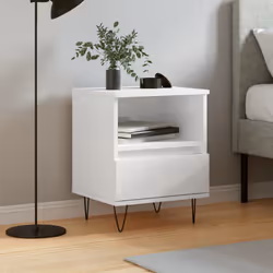 VidaXL 830624 nightstand/bedside table White