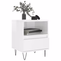 VidaXL 830624 nightstand/bedside table White