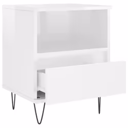 VidaXL 830624 nightstand/bedside table White - Additional view 5