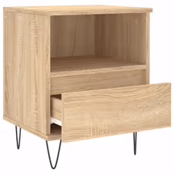 VidaXL 830626 nightstand/bedside table Oak - Additional view 5