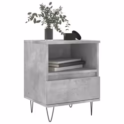 VidaXL 830628 nightstand/bedside table Concrete colour - Additional view 2