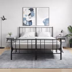 VidaXL 830629 nightstand/bedside table Concrete colour