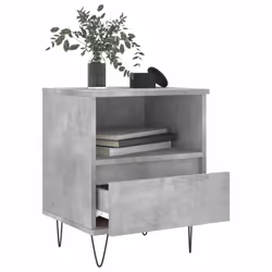 VidaXL 830629 nightstand/bedside table Concrete colour - Additional view 4