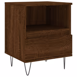 VidaXL 830635, Oak, Metal, Wood, 400 mm, 350 mm, 500 mm, 2 pc(s)