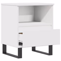 VidaXL 830637 nightstand/bedside table White - Additional view 6