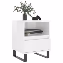 VidaXL 830640 nightstand/bedside table White