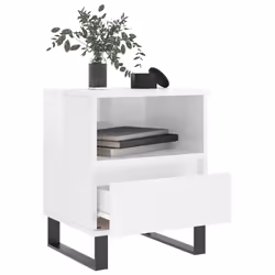 VidaXL 830640 nightstand/bedside table White - Additional view 4