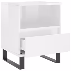 VidaXL 830640 nightstand/bedside table White - Additional view 6