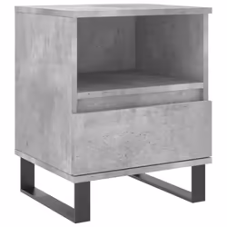 VidaXL 830644, Concrete colour, Metal, Wood, 400 mm, 350 mm, 500 mm, 1 pc(s)