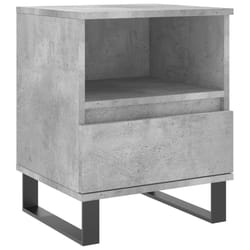 VidaXL 830644 nightstand/bedside table Concrete colour