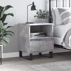 VidaXL 830644 nightstand/bedside table Concrete colour