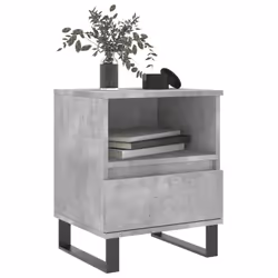 VidaXL 830644 nightstand/bedside table Concrete colour
