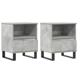 VidaXL 830645 nightstand/bedside table Concrete colour