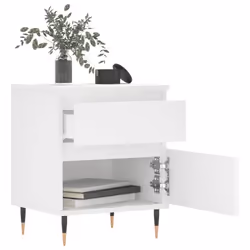 VidaXL 830652 nightstand/bedside table White