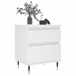 VidaXL 830652 nightstand/bedside table White - Additional view 4
