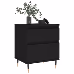 VidaXL 830654 nightstand/bedside table Black - Additional view 4