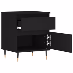 VidaXL 830654 nightstand/bedside table Black - Additional view 6