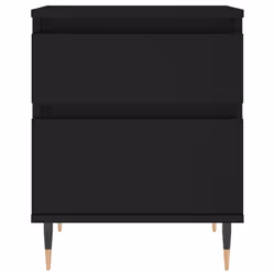 VidaXL 830655 nightstand/bedside table Black - Additional view 5