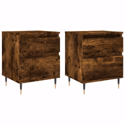 VidaXL 830663, Oak, Metal, Wood, 400 mm, 350 mm, 500 mm, 2 pc(s)