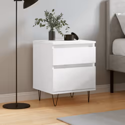 VidaXL 830669 nightstand/bedside table White