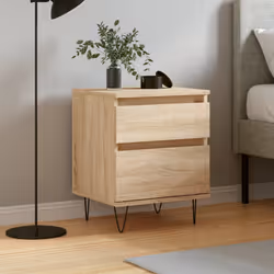 VidaXL 830674 nightstand/bedside table Oak - Additional view 2
