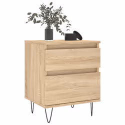 VidaXL 830674 nightstand/bedside table Oak - Additional view 4