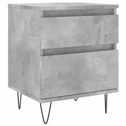 VidaXL 830676, Concrete colour, Metal, Wood, 400 mm, 350 mm, 500 mm, 1 pc(s)