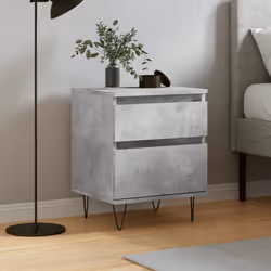 VidaXL 830676 nightstand/bedside table Concrete colour