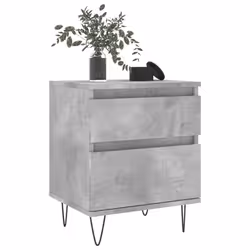 VidaXL 830676 nightstand/bedside table Concrete colour