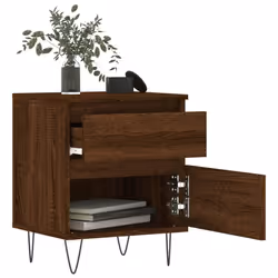 VidaXL 830683 nightstand/bedside table Oak - Additional view 4