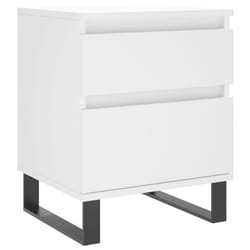 VidaXL 830684 nightstand/bedside table White