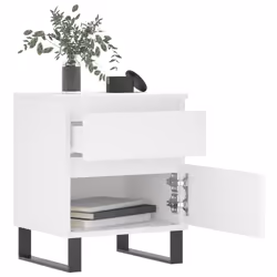 VidaXL 830684 nightstand/bedside table White
