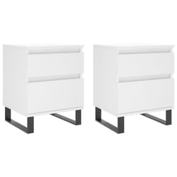 VidaXL 830685 nightstand/bedside table White