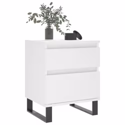 VidaXL 830685 nightstand/bedside table White - Additional view 4