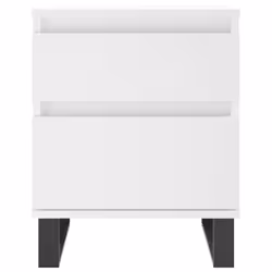 VidaXL 830685 nightstand/bedside table White - Additional view 6