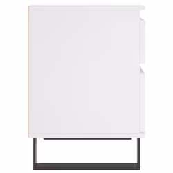 VidaXL 830685 nightstand/bedside table White - Additional view 8