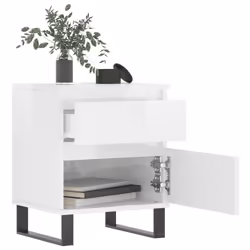VidaXL 830689 nightstand/bedside table White