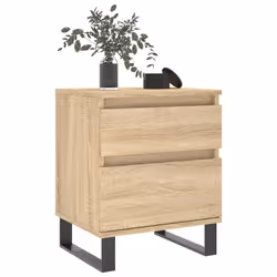 VidaXL 830690 nightstand/bedside table Oak - Additional view 4