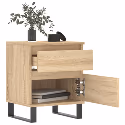 VidaXL 830691 nightstand/bedside table Oak - Additional view 4