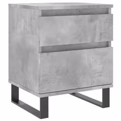 VidaXL 830692, Concrete colour, Metal, Wood, 400 mm, 350 mm, 500 mm, 1 pc(s)