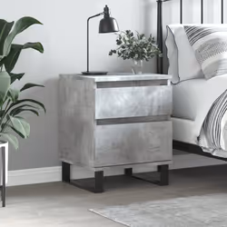 VidaXL 830693 nightstand/bedside table Concrete colour