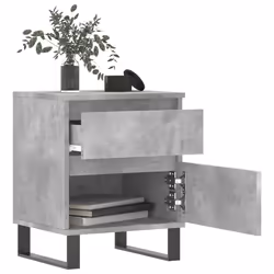 VidaXL 830693 nightstand/bedside table Concrete colour