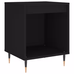 VidaXL 830702, Black, Metal, Wood, 400 mm, 350 mm, 500 mm, 1 pc(s)