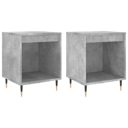 VidaXL 830709 nightstand/bedside table Concrete colour