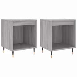 VidaXL 830713, Oak, Metal, Wood, 400 mm, 350 mm, 500 mm, 2 pc(s)