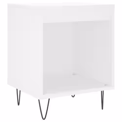 VidaXL 830716, White, Metal, Wood, 400 mm, 350 mm, 500 mm, 1 pc(s)