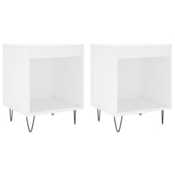 VidaXL 830717 nightstand/bedside table White
